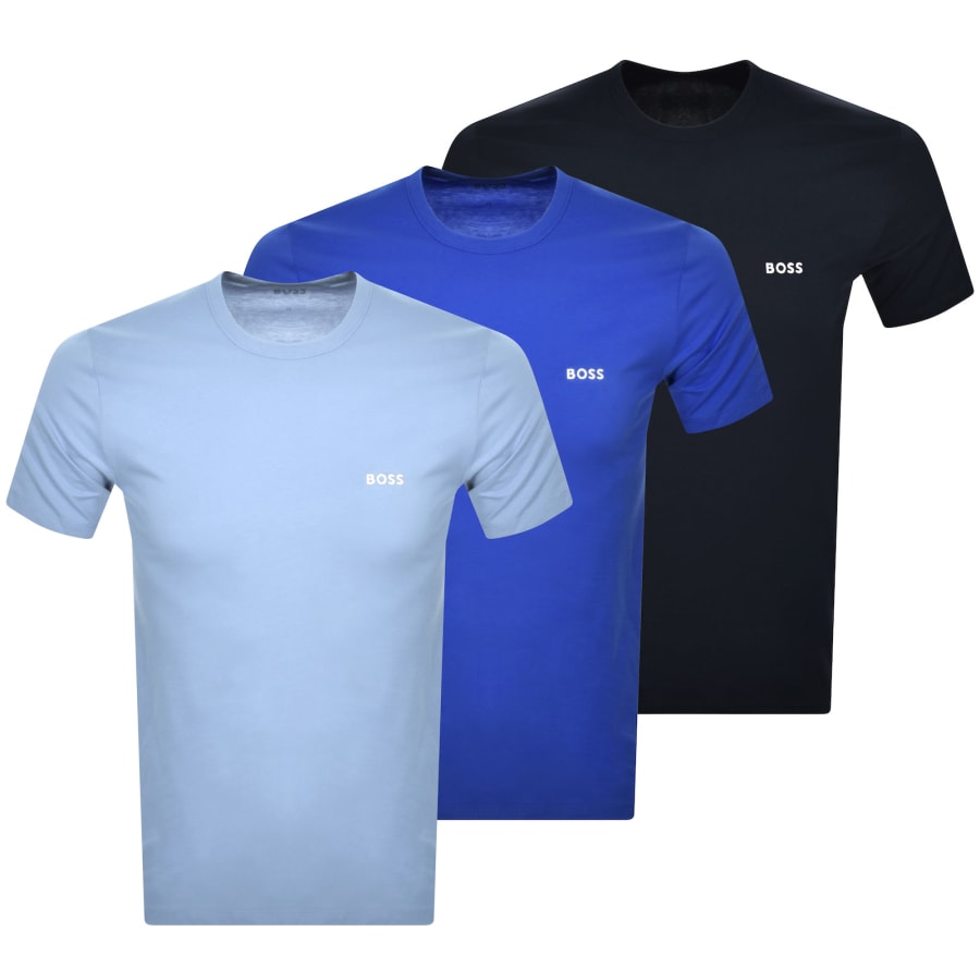 Image number 1 for BOSS 3 Pack Crew Neck T Shirts