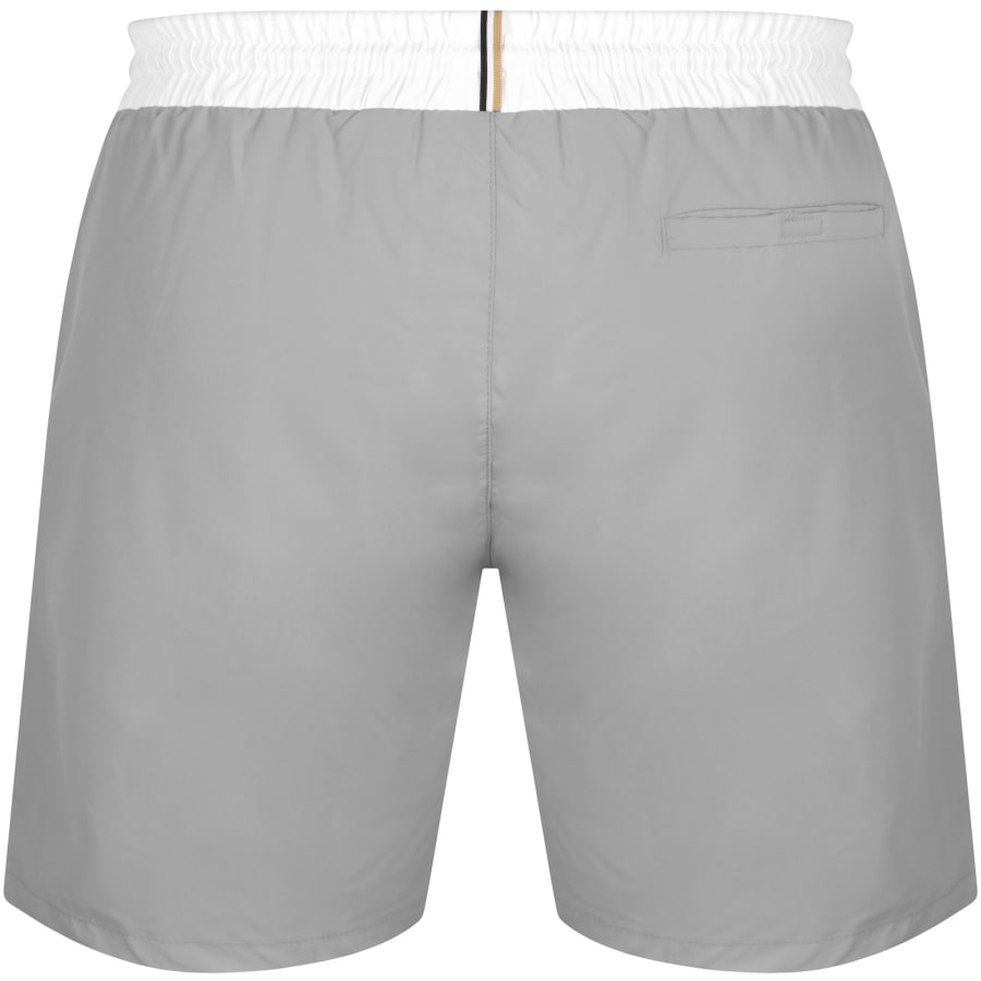 Image number 3 for BOSS Starfish Swim Shorts Grey