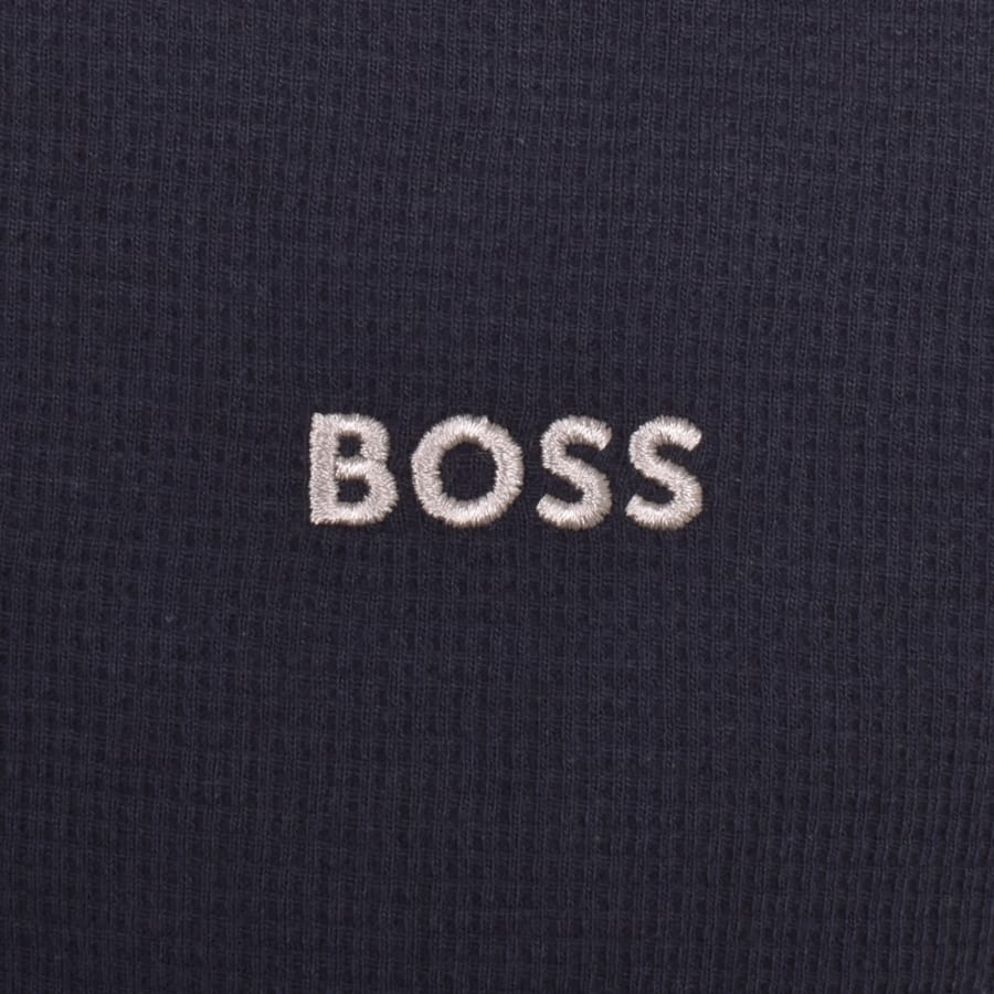 Image number 3 for BOSS Waffle T Shirt Navy