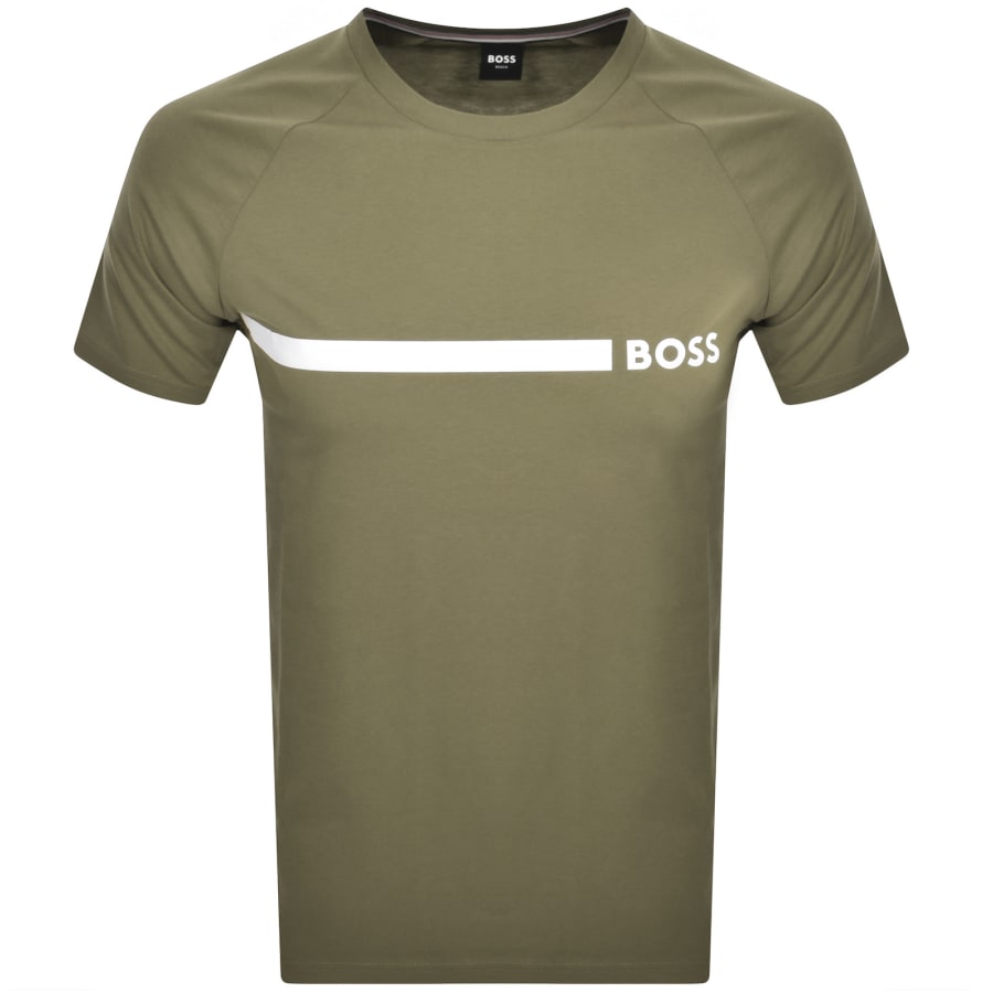 BOSS Slim Fit T Shirt Khaki