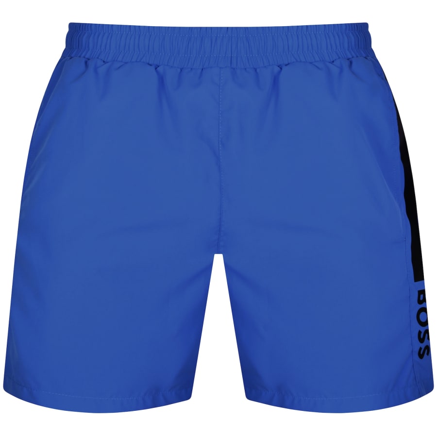 Image number 2 for BOSS Dolphin Swim Shorts Blue