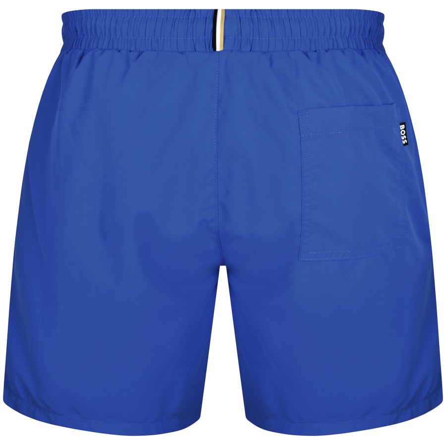 Image number 3 for BOSS Dolphin Swim Shorts Blue