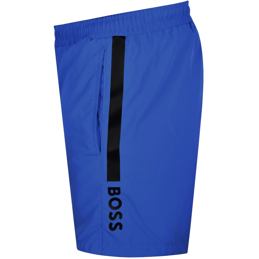 Image number 4 for BOSS Dolphin Swim Shorts Blue