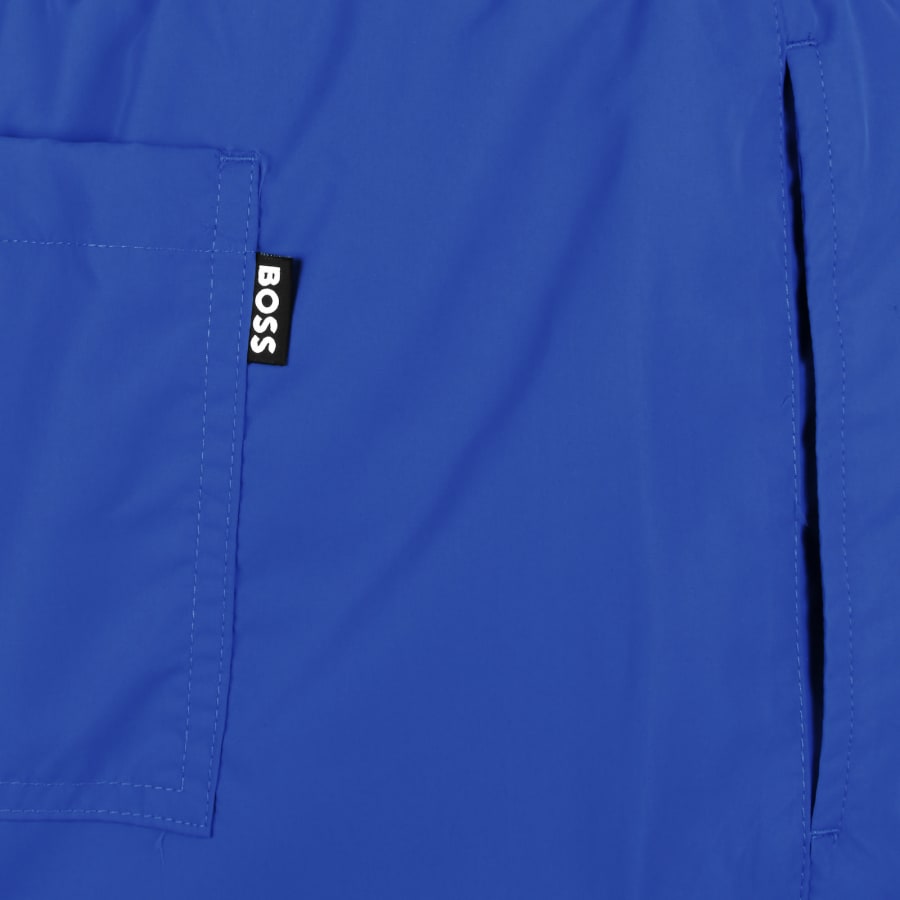 Image number 5 for BOSS Dolphin Swim Shorts Blue