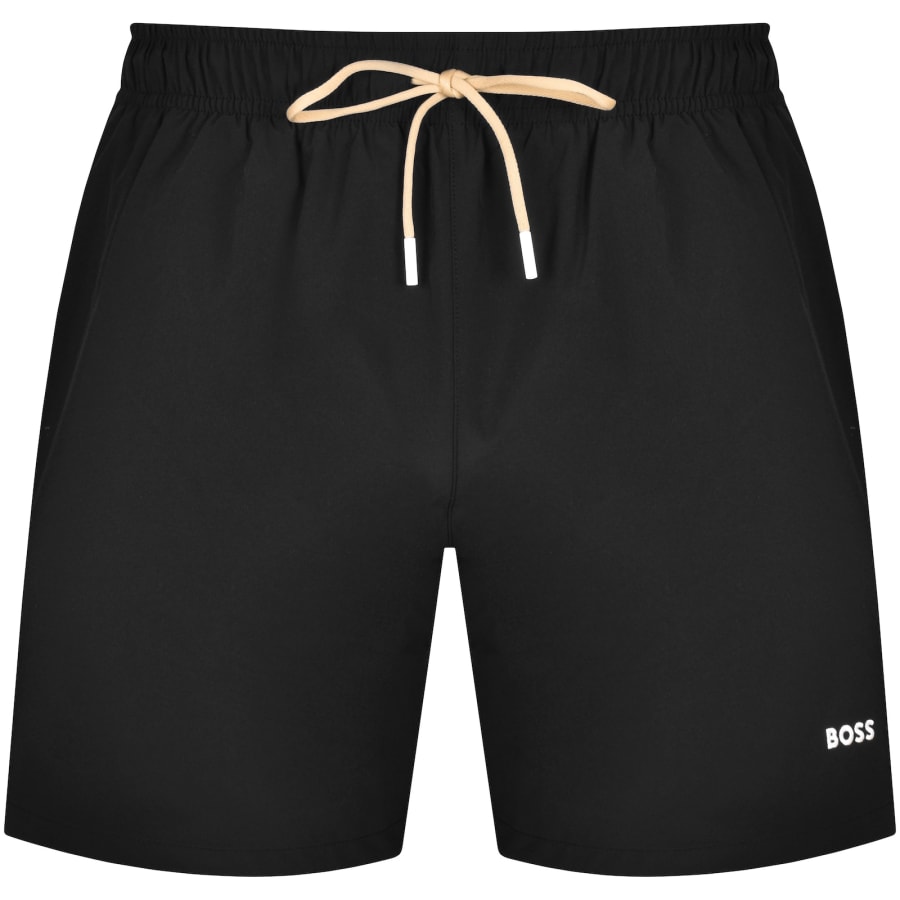 Image number 1 for BOSS Tio Swim Shorts Black