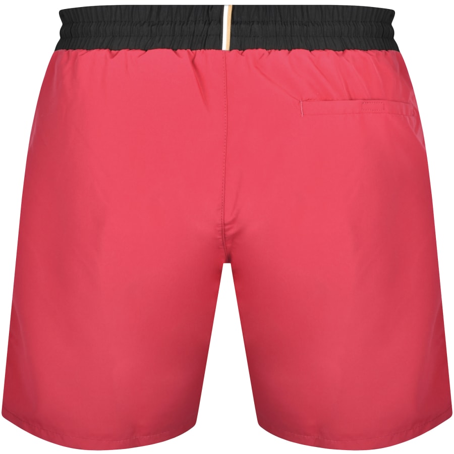 Image number 3 for BOSS Starfish Swim Shorts Pink