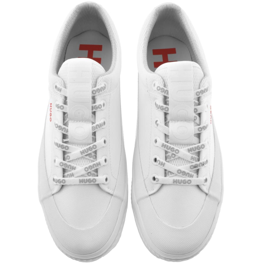 Image number 3 for HUGO Dyer Tenn Trainers White