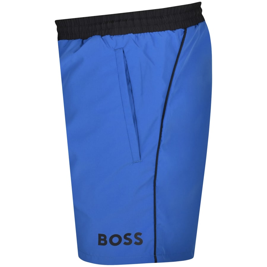 Image number 4 for BOSS Starfish Swim Shorts Blue