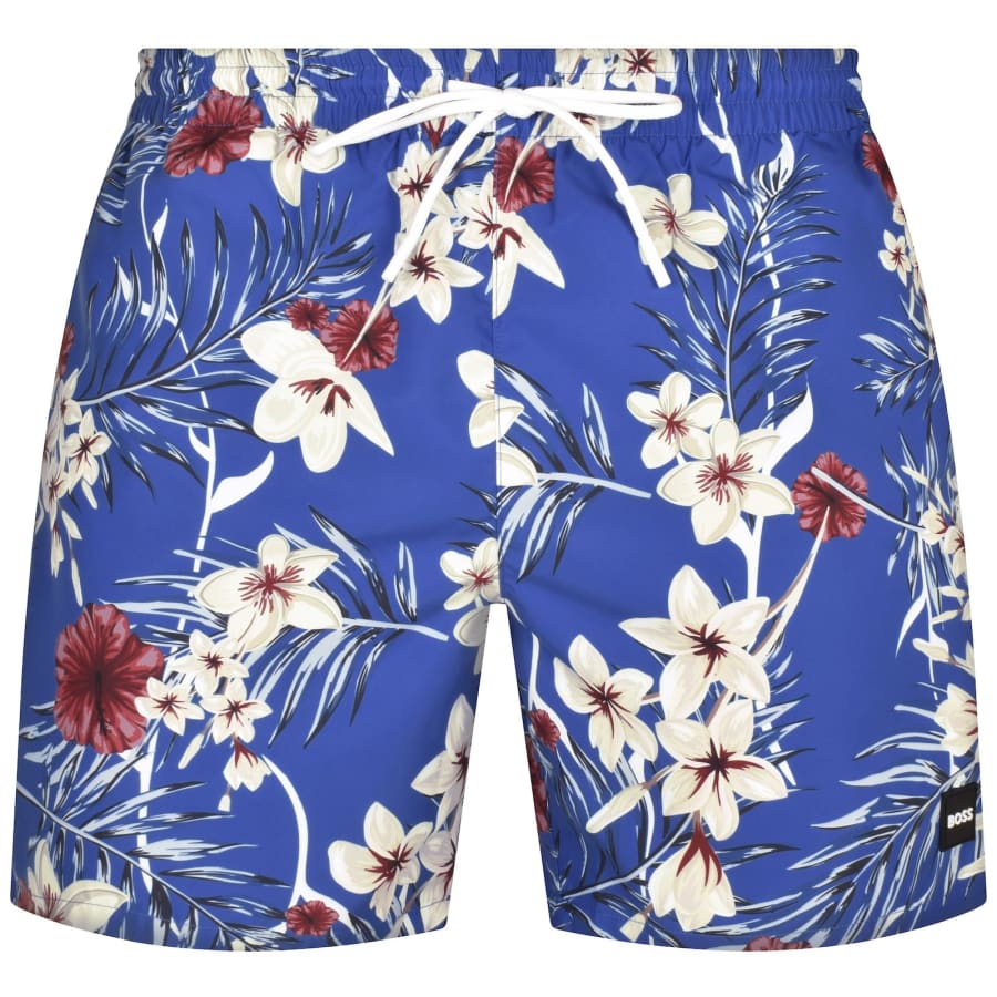 Image number 1 for BOSS Piranha Swim Shorts Blue