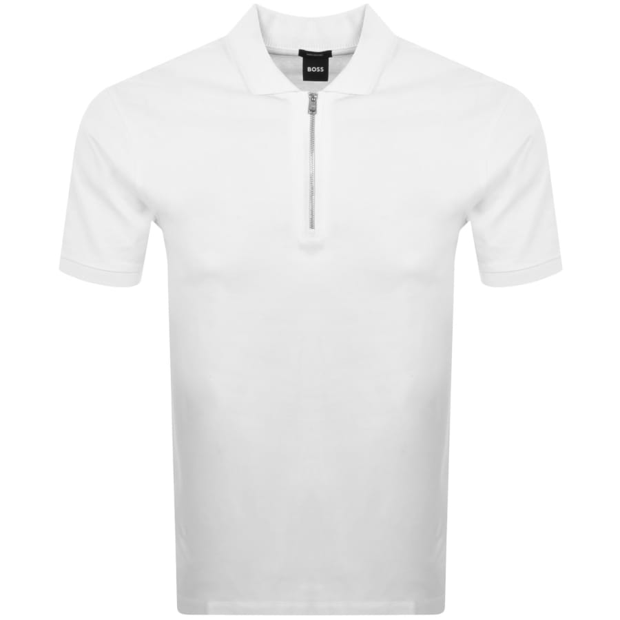 Image number 1 for BOSS Polston 11 Polo T Shirt White