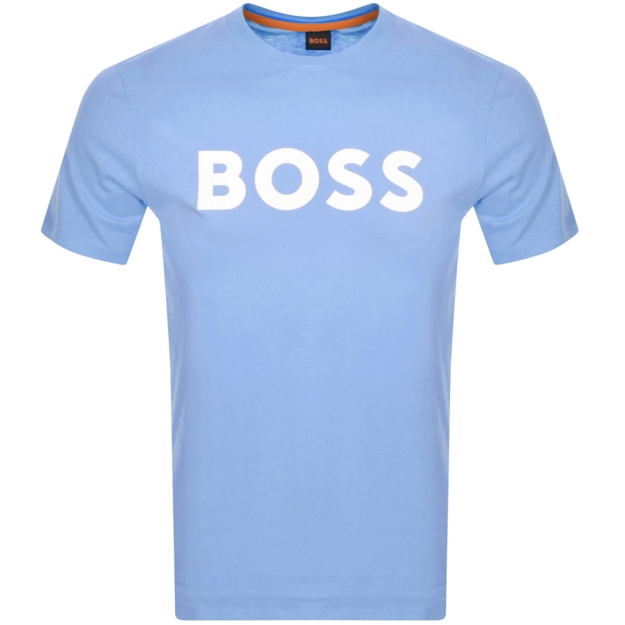 Image number 1 for BOSS Thinking 1 Logo T Shirt Blue