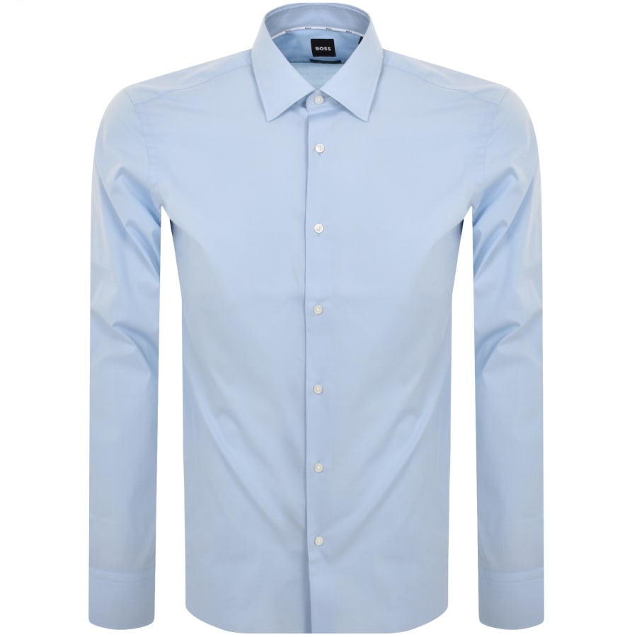 Image number 1 for BOSS H Joe Kent Long Sleeved Shirt Blue
