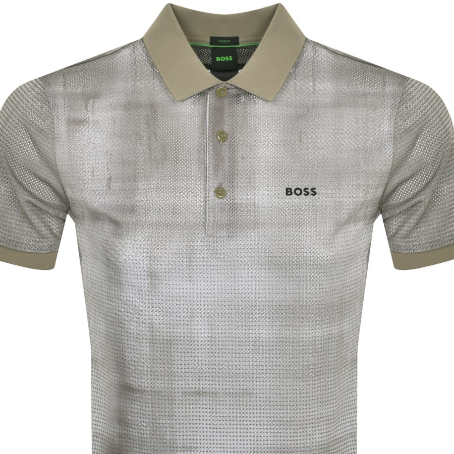 Image number 2 for BOSS Paddy 4 Polo T Shirt Khaki