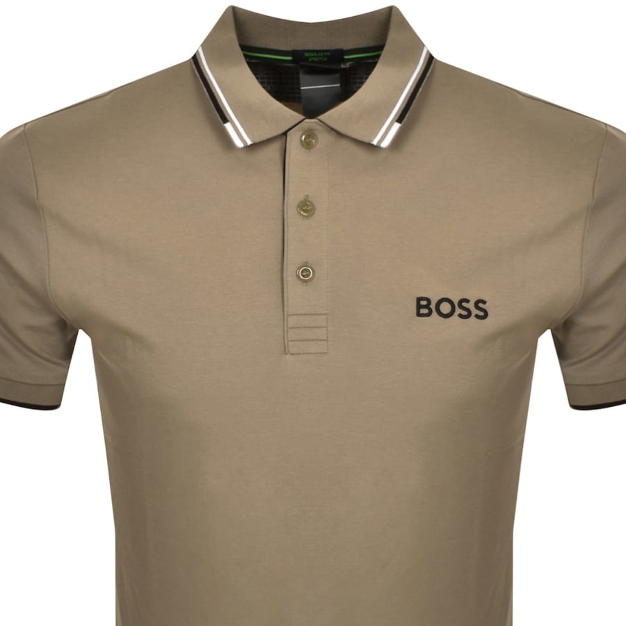 Image number 2 for BOSS Paddy Pro Polo T Shirt Khaki