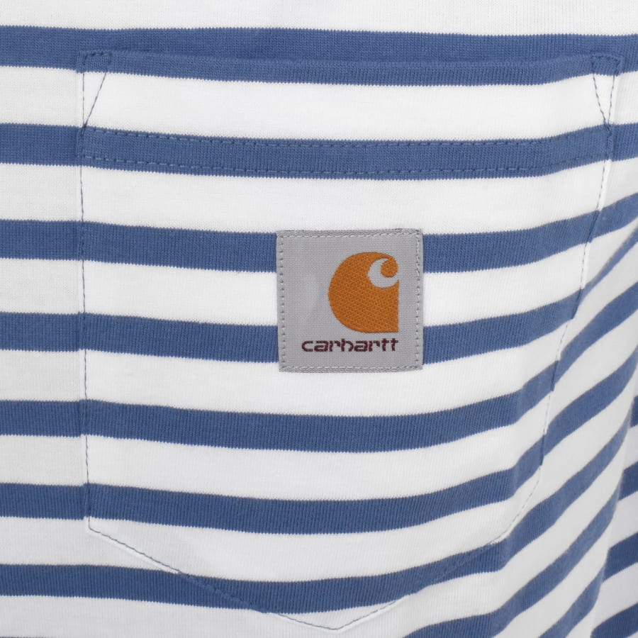 Image number 3 for Carhartt WIP Seidler Pocket T Shirt Blue