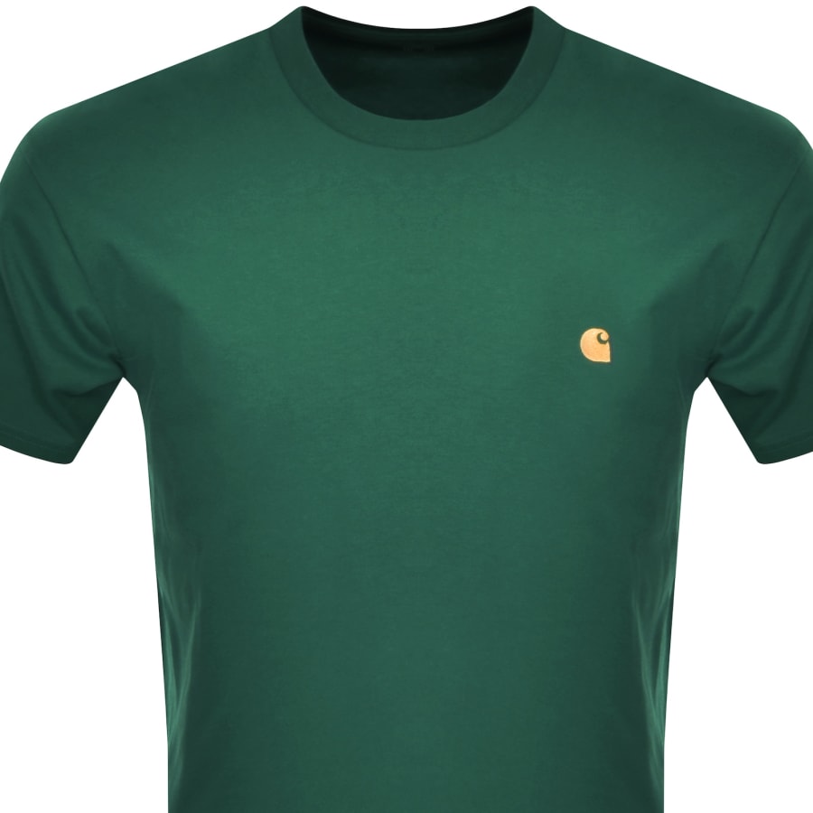 Image number 2 for Carhartt WIP Chase Short Sleeved T Shirt Green
