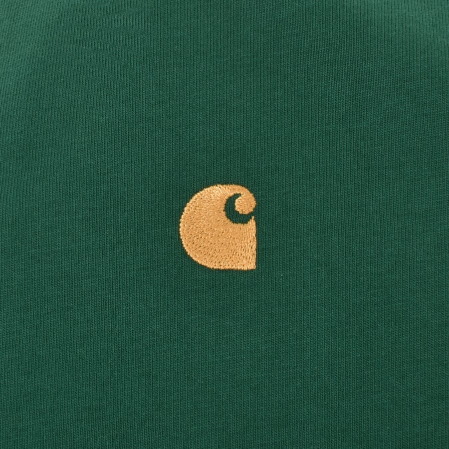 Image number 3 for Carhartt WIP Chase Short Sleeved T Shirt Green