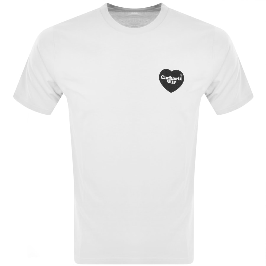 Image number 2 for Carhartt WIP Heart Bandana T Shirt White