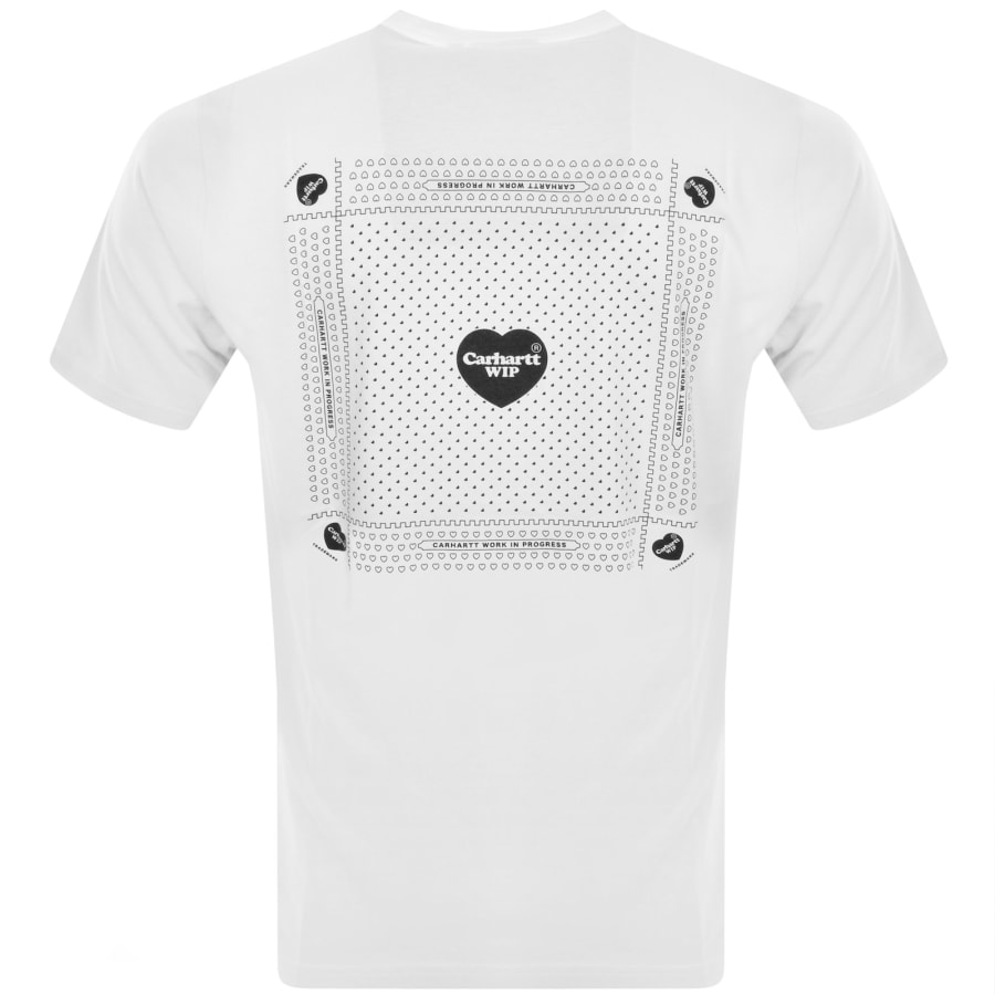 Image number 4 for Carhartt WIP Heart Bandana T Shirt White