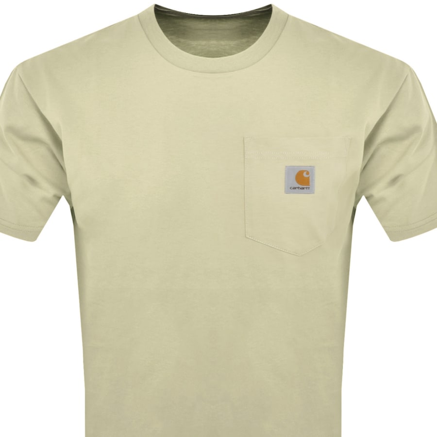 Image number 2 for Carhartt WIP Pocket Short Sleeved T Shirt Green