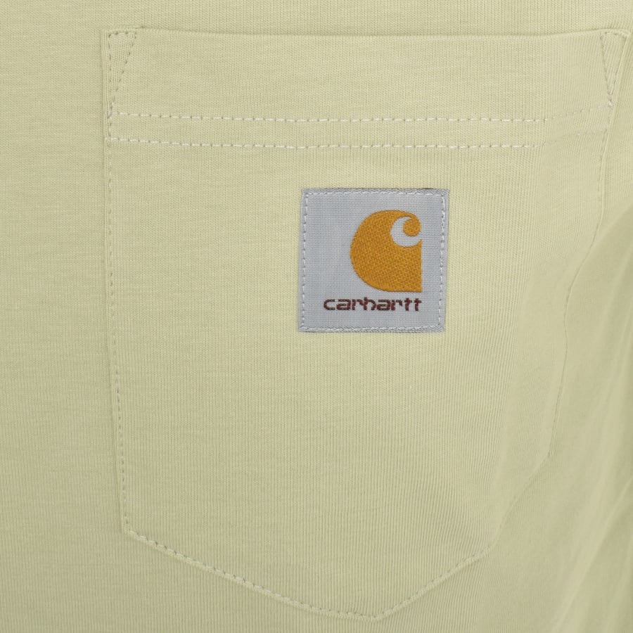 Image number 3 for Carhartt WIP Pocket Short Sleeved T Shirt Green