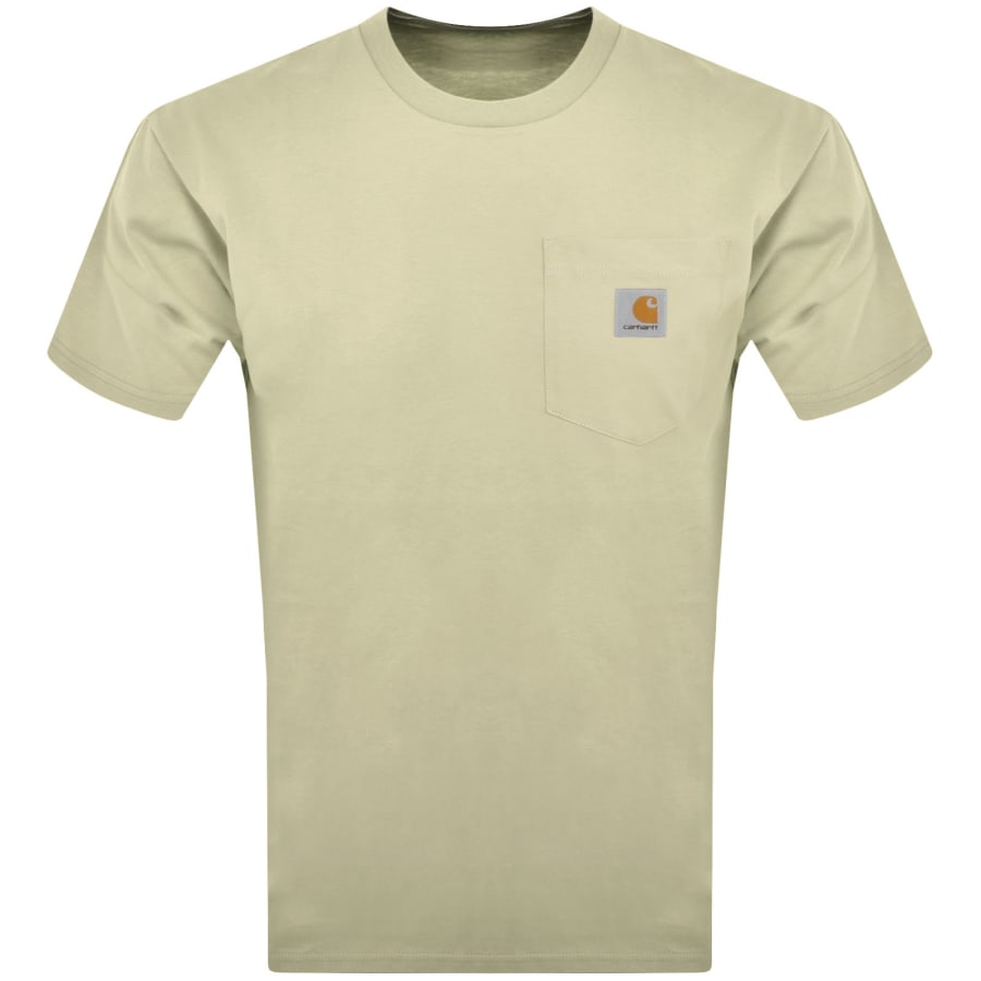Image number 1 for Carhartt WIP Pocket Short Sleeved T Shirt Green