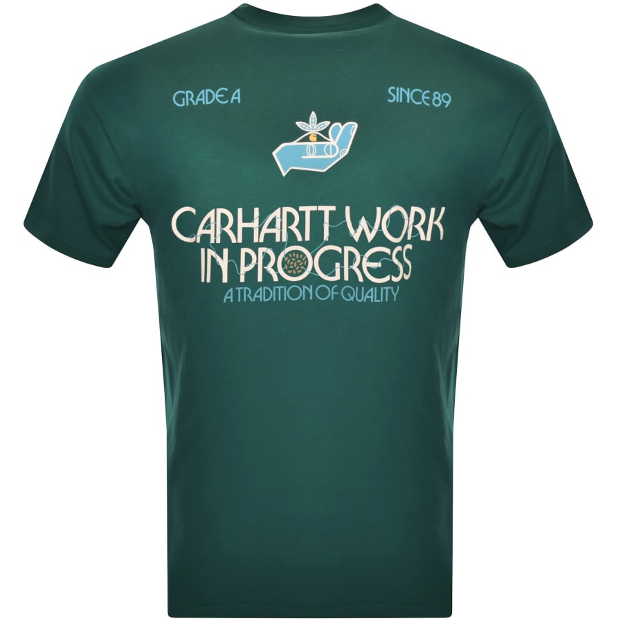 Image number 4 for Carhartt WIP Soil T Shirt Green