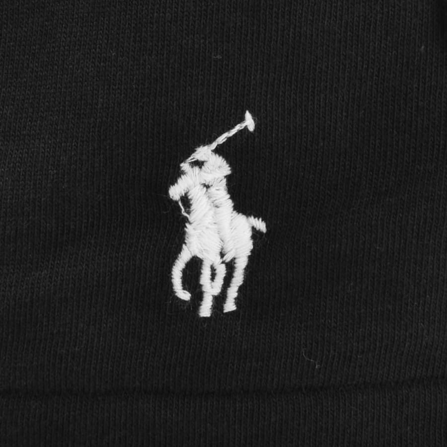 Black polo t shirt with white horse outlet