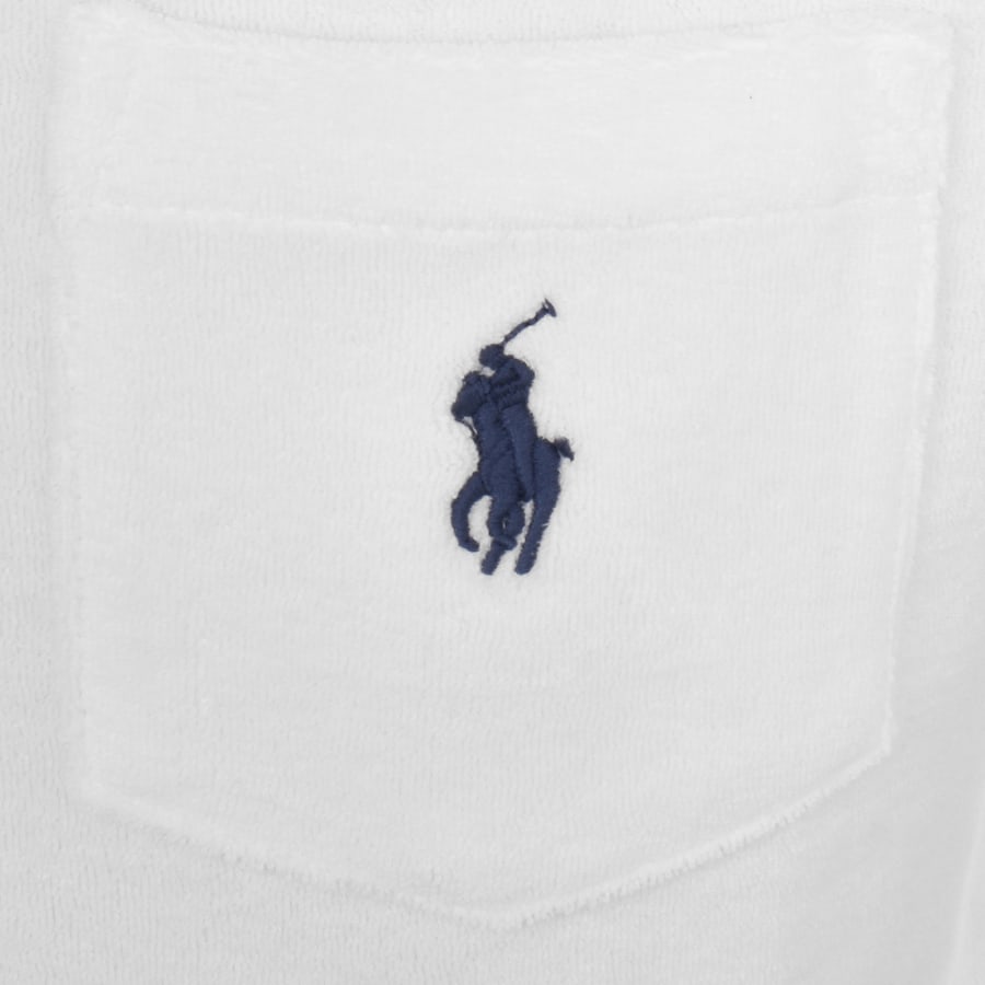 Black polo shirt white horse top