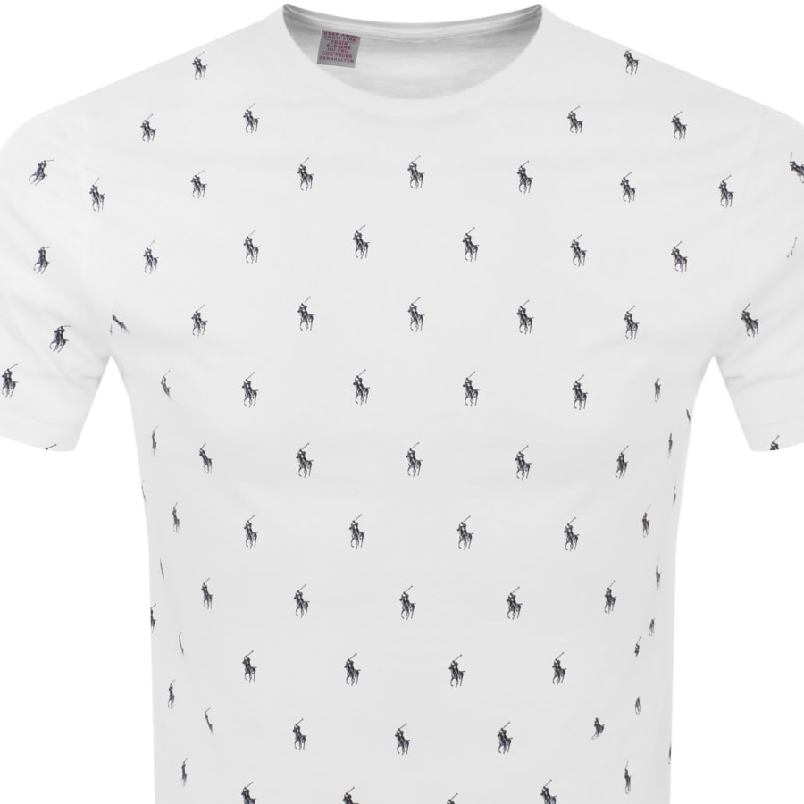 Ralph Lauren Logo Crew Neck T Shirt White