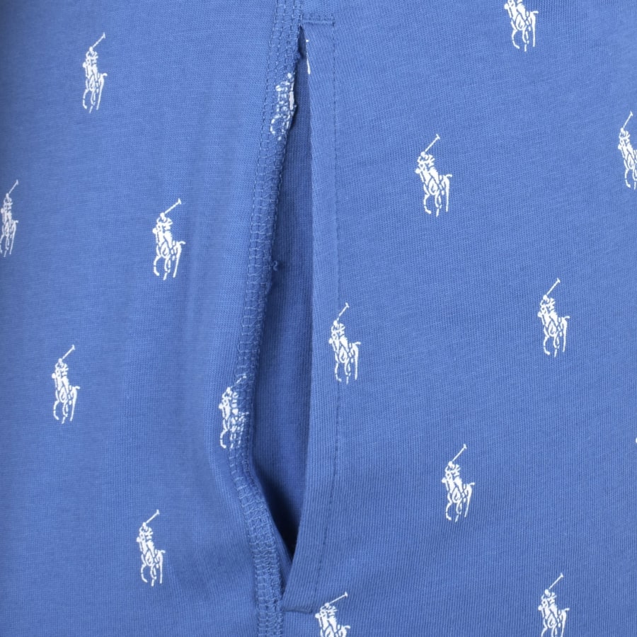 Ralph Lauren Kids logo-print drawstring shorts - Blue