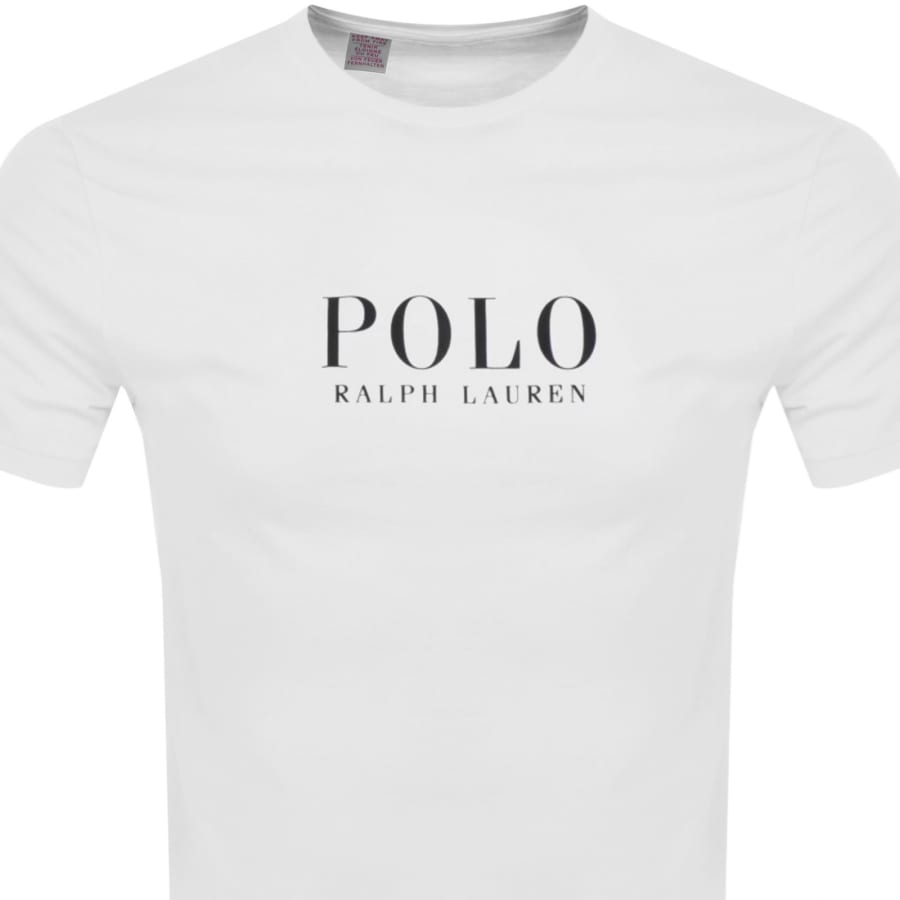 Image number 2 for Ralph Lauren Logo Crew Neck T Shirt White