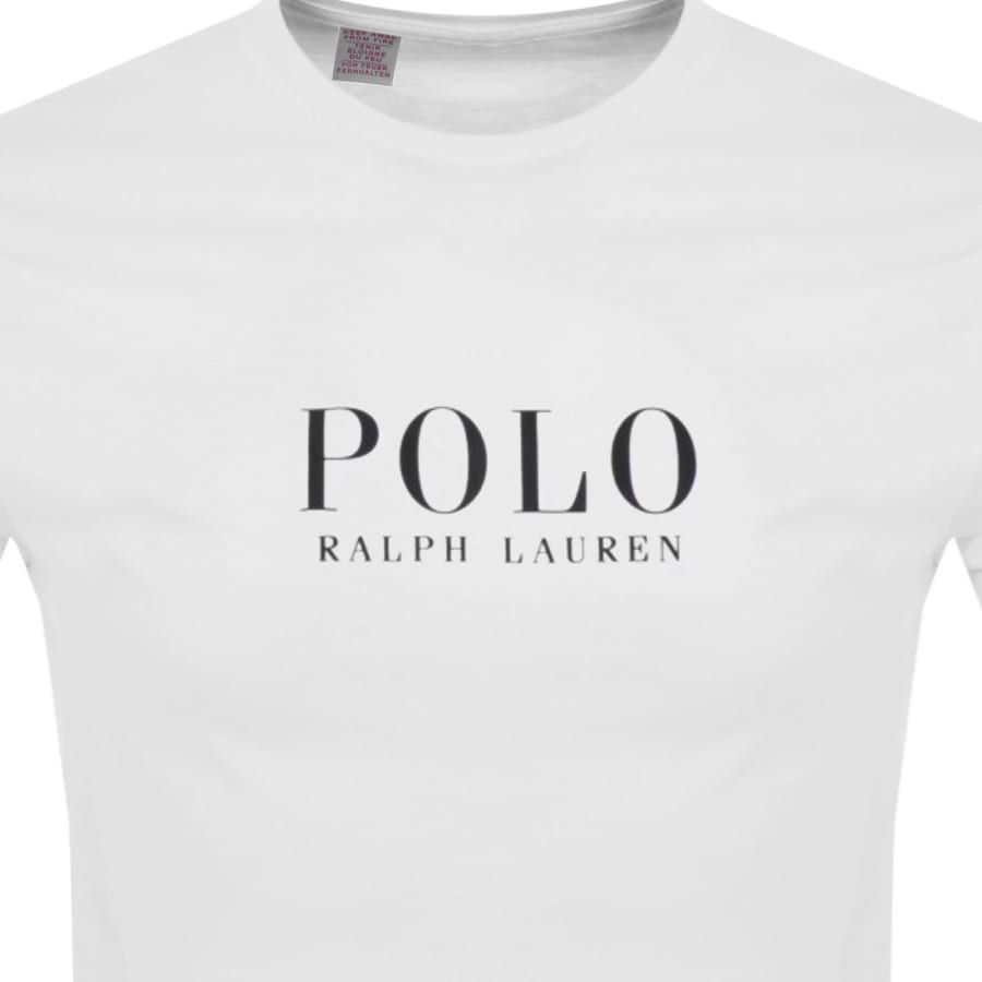 Image number 3 for Ralph Lauren Logo Crew Neck T Shirt White