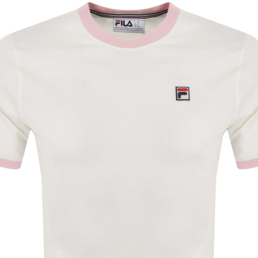 Image number 2 for Fila Vintage Marconi T Shirt White