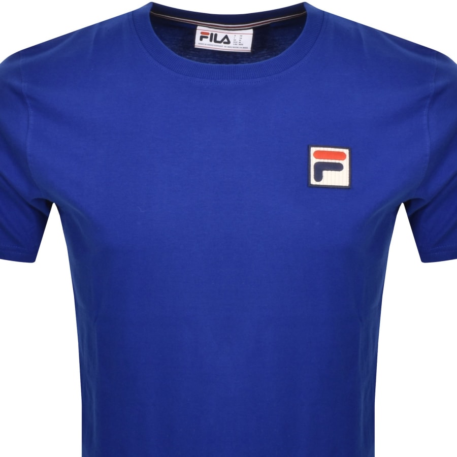 Image number 2 for Fila Vintage Rogan T Shirt Blue