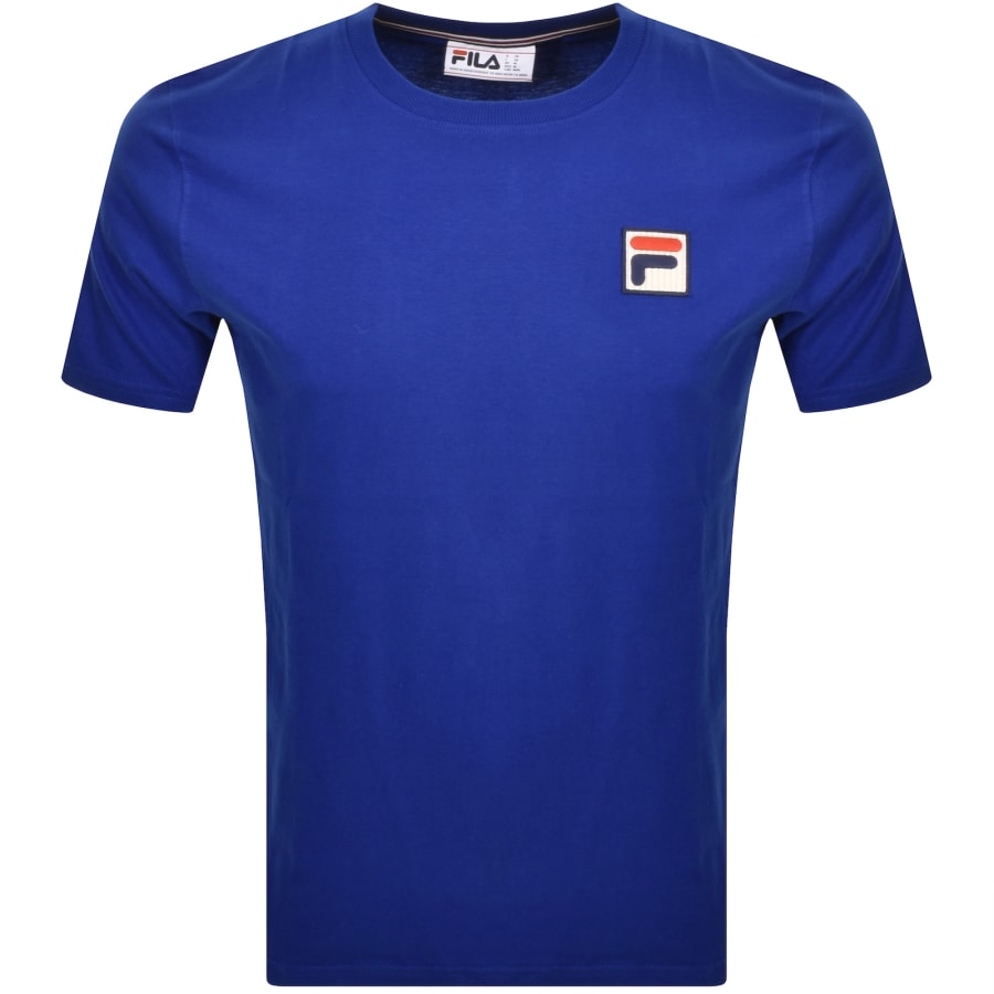 Image number 1 for Fila Vintage Rogan T Shirt Blue