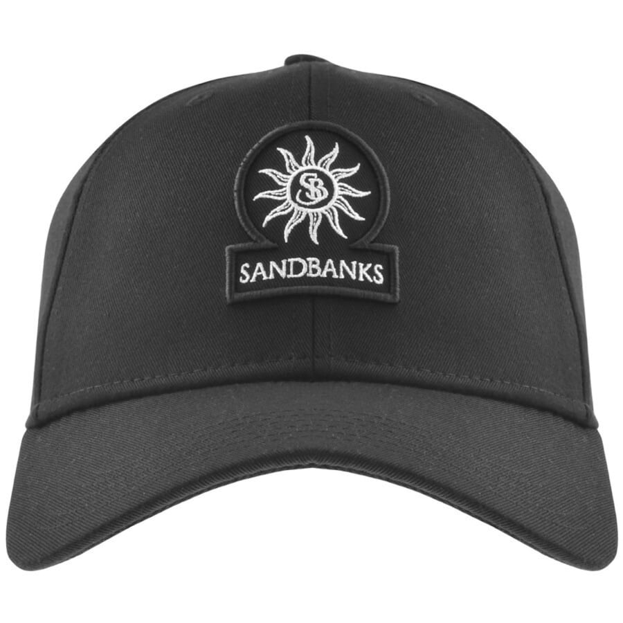 Image number 1 for Sandbanks Badge Logo Baseball Cap Black