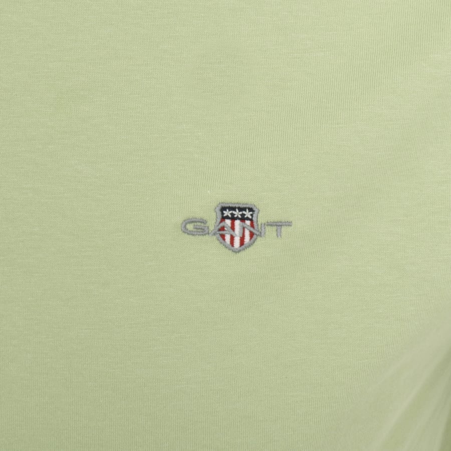 Image number 3 for Gant Regular Shield T Shirt Green
