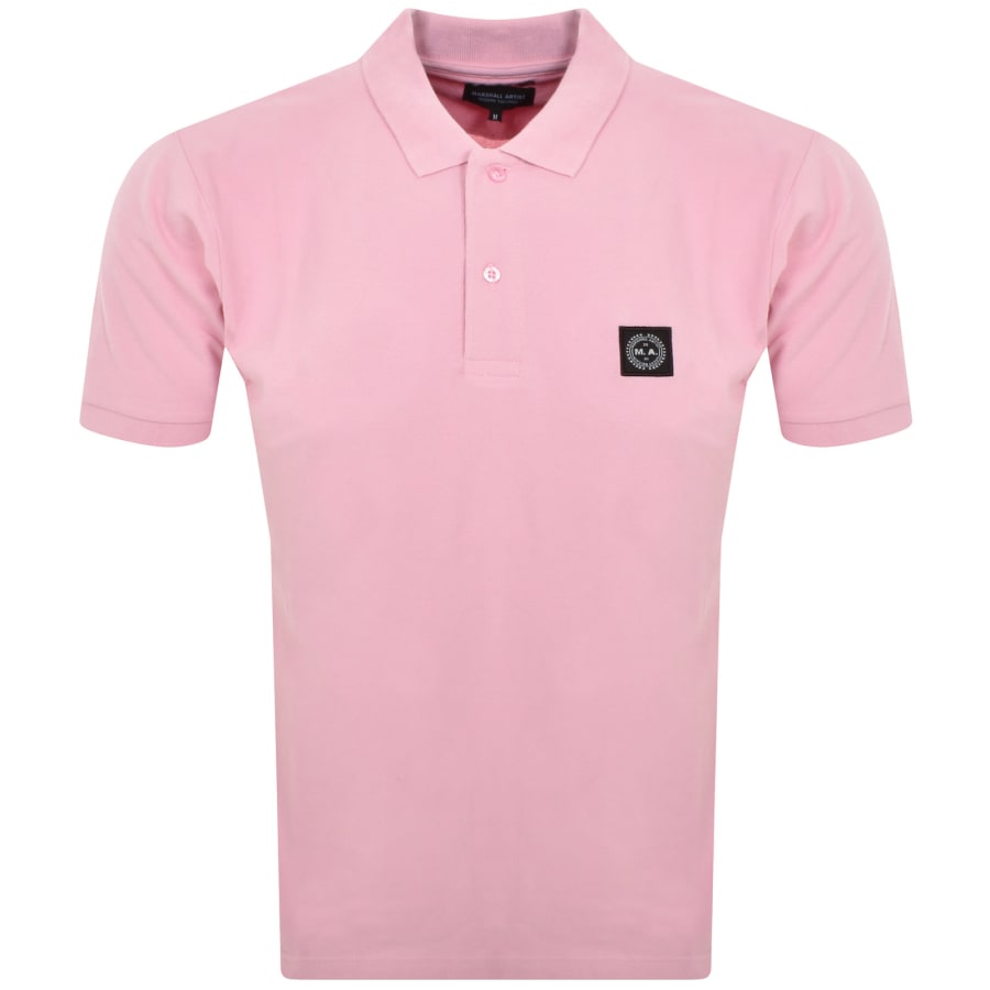 Image number 1 for Marshall Artist Siren Polo T Shirt Pink