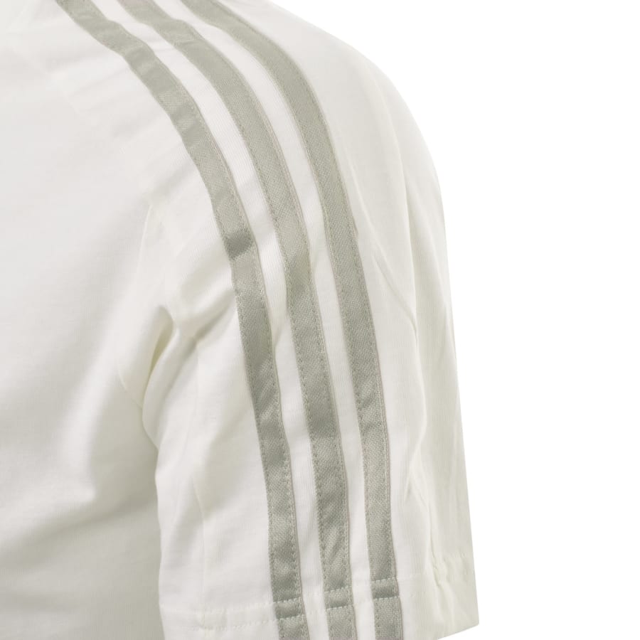 Image number 4 for adidas Sportswear 3 Stripes T Shirt Off White