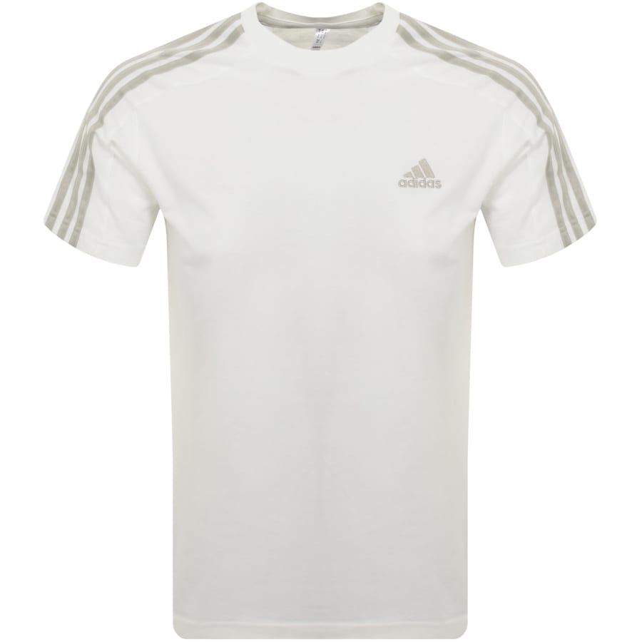 Image number 1 for adidas Sportswear 3 Stripes T Shirt Off White