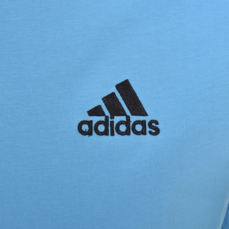 Image number 3 for adidas Sportswear 3 Stripes T Shirt Blue