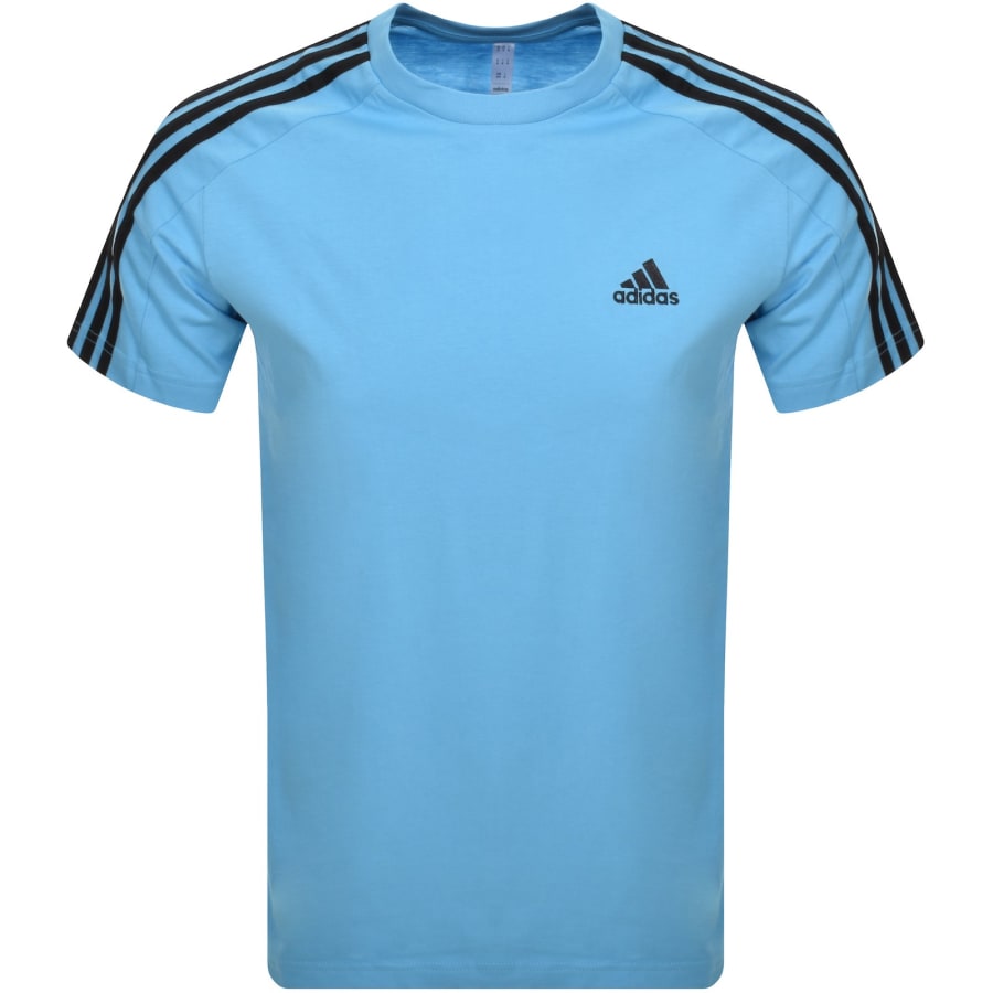Image number 1 for adidas Sportswear 3 Stripes T Shirt Blue