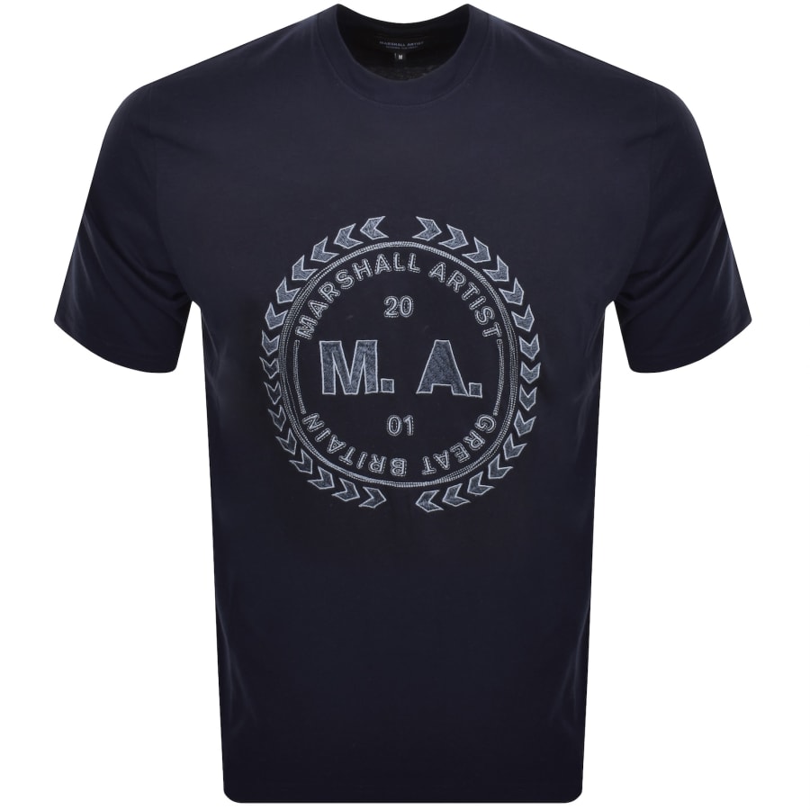 Image number 1 for Marshall Artist Spiro T Shirt Navy