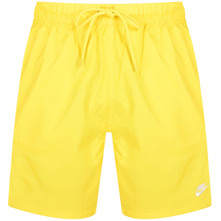 Image number 1 for Nike Club Flow Swim Shorts Yellow