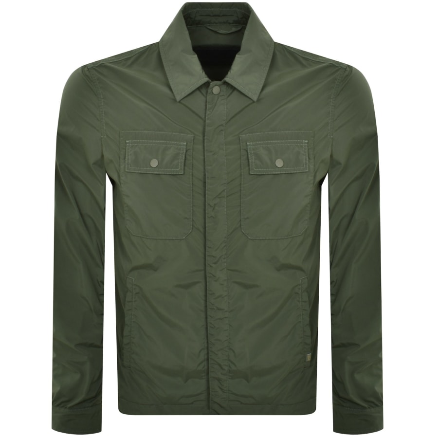 Image number 1 for Paul And Shark Eco Nylon Overshirt Green