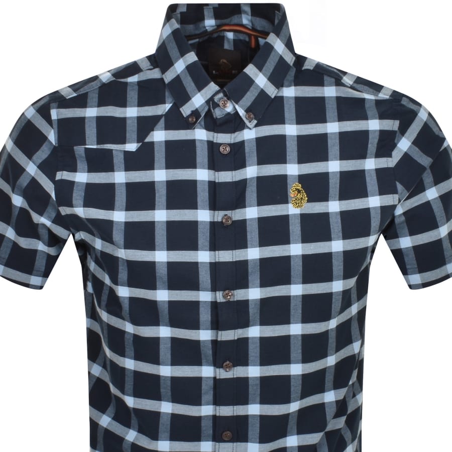 Image number 2 for Luke 1977 Cambridge Short Sleeve Shirt Navy