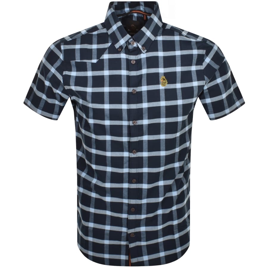 Image number 1 for Luke 1977 Cambridge Short Sleeve Shirt Navy