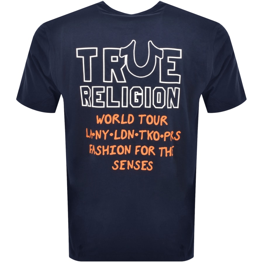 Image number 3 for True Religion World Tour T Shirt Blue