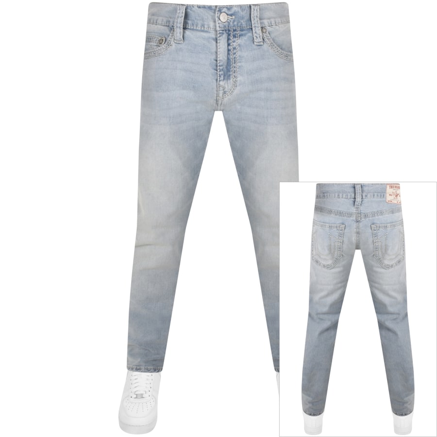 Image number 1 for True Religion Rocco Big Q T Skinny Jeans Blue